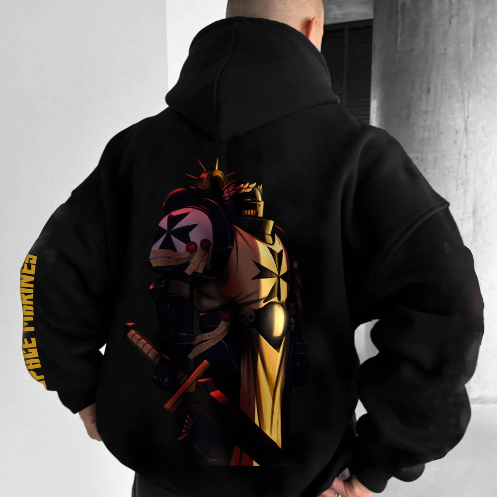 WH40K Game  Streetwear Vintage Plush Hoodie