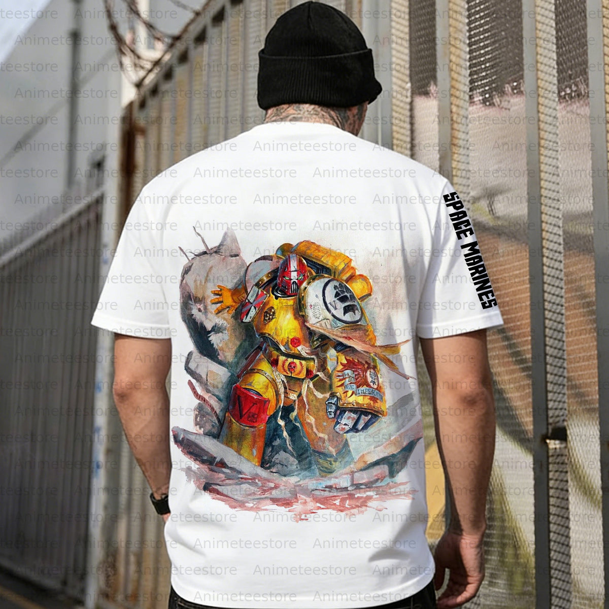 Unisex Anime Inspired Vintage T-Shirt| WH40K