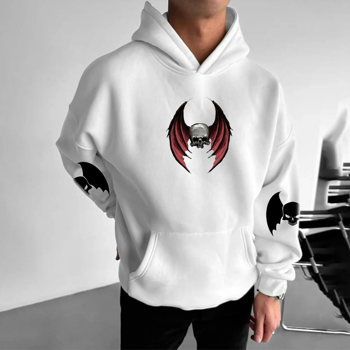 Unisex Anime Graphic Streetwear Vintage Plush Hoodie | WH40K