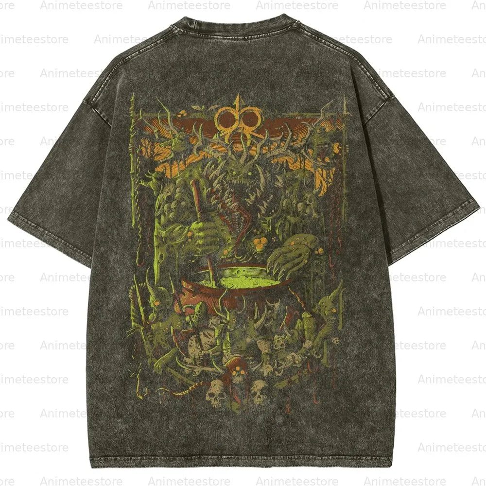 Unisex Fit Washed T-Shirt 2508016342丨WH40K