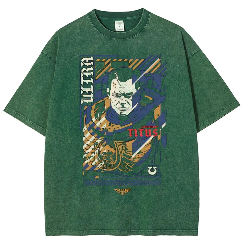 Unisex Fit Washed T-Shirt 丨WH40K