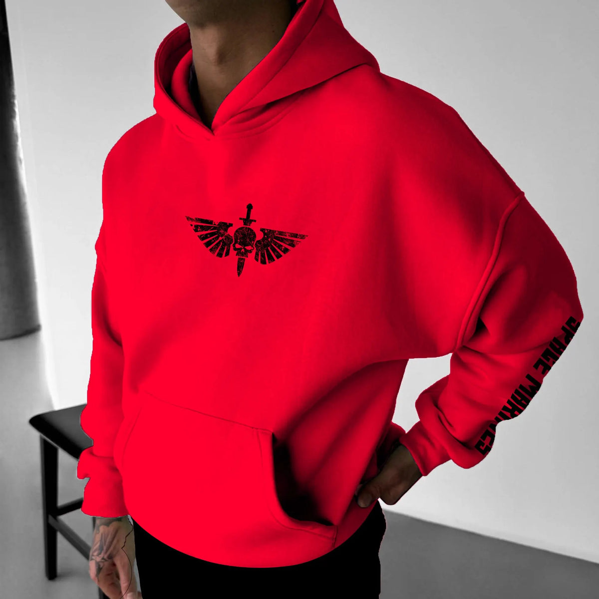 WH40K Game  Streetwear Vintage Plush Hoodie
