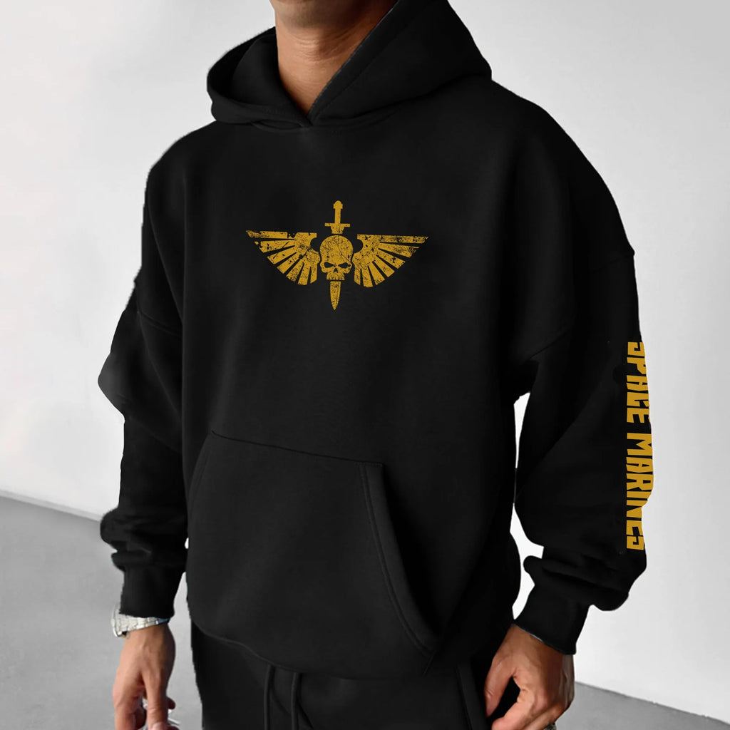 WH40K Game  Streetwear Vintage Plush Hoodie