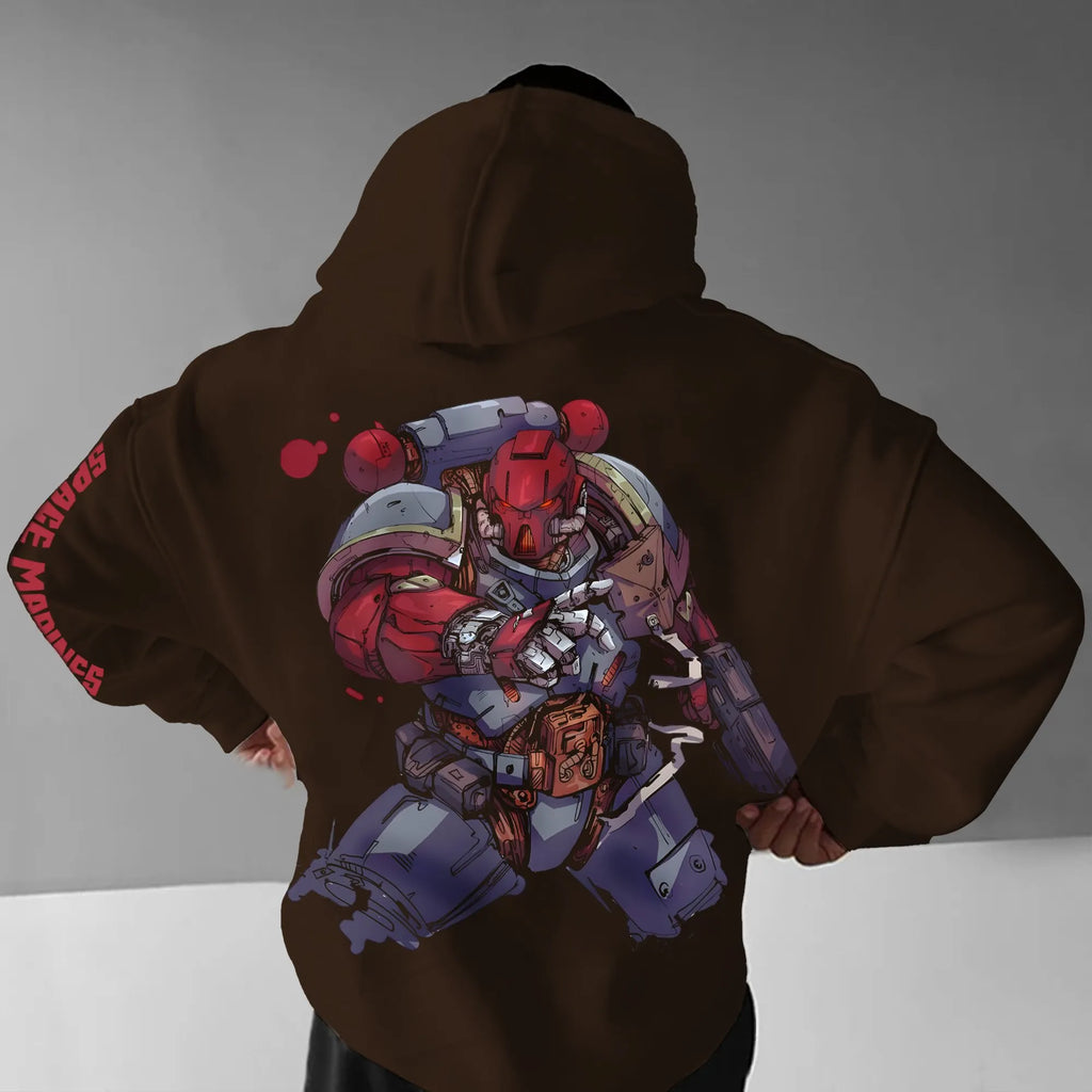 WH40K Game  Streetwear Vintage Plush Hoodie