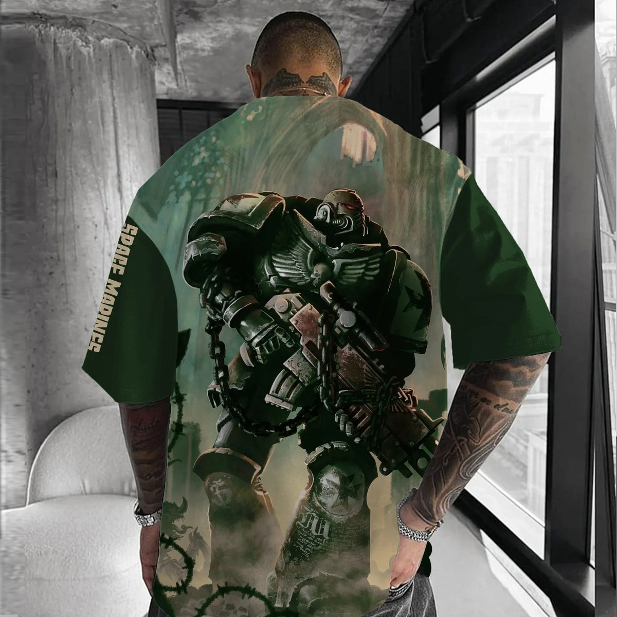 Black Templars Game Inspired Vintage T-Shirt | WH40K
