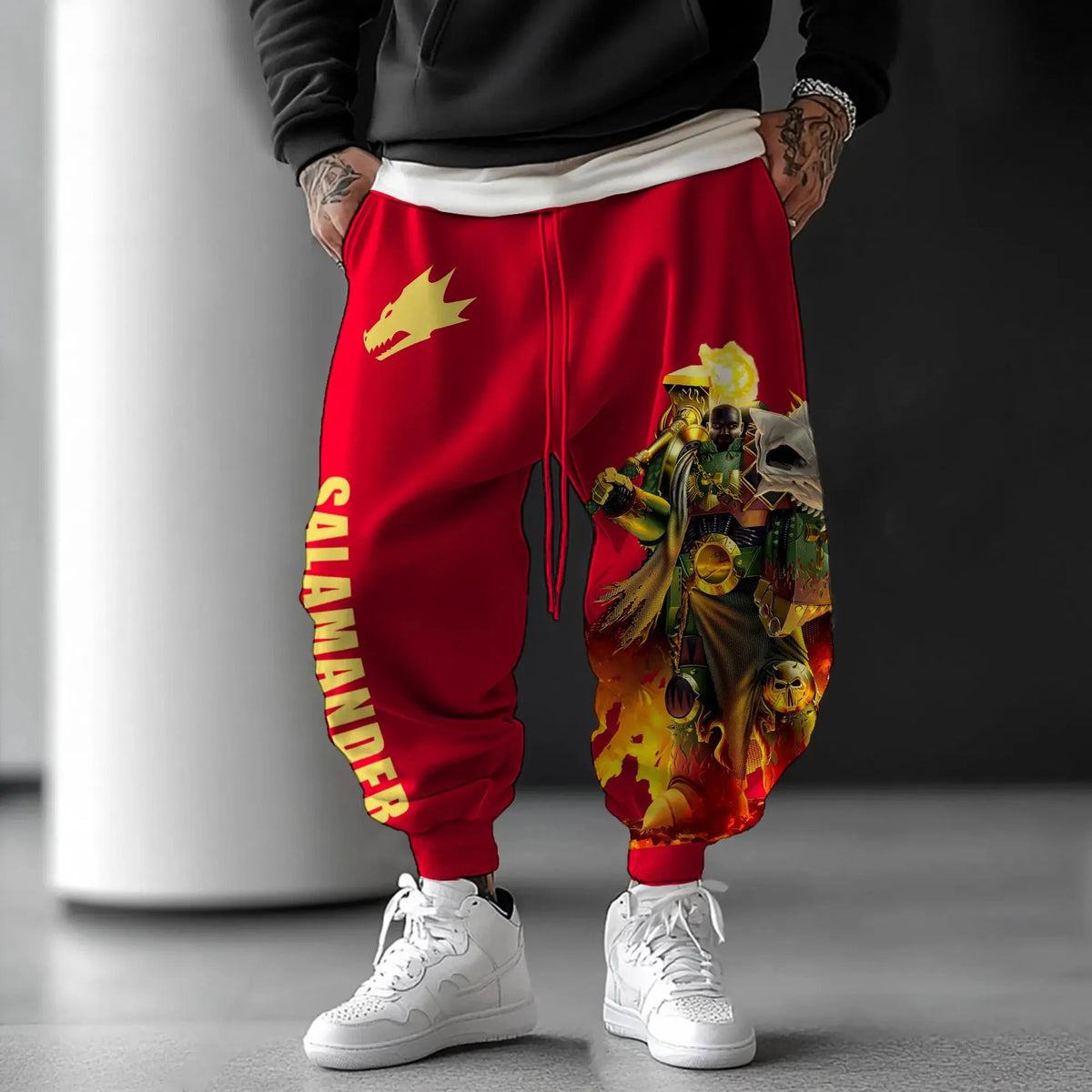 Salamanders-WH40K Game Casual Streetwear Pants
