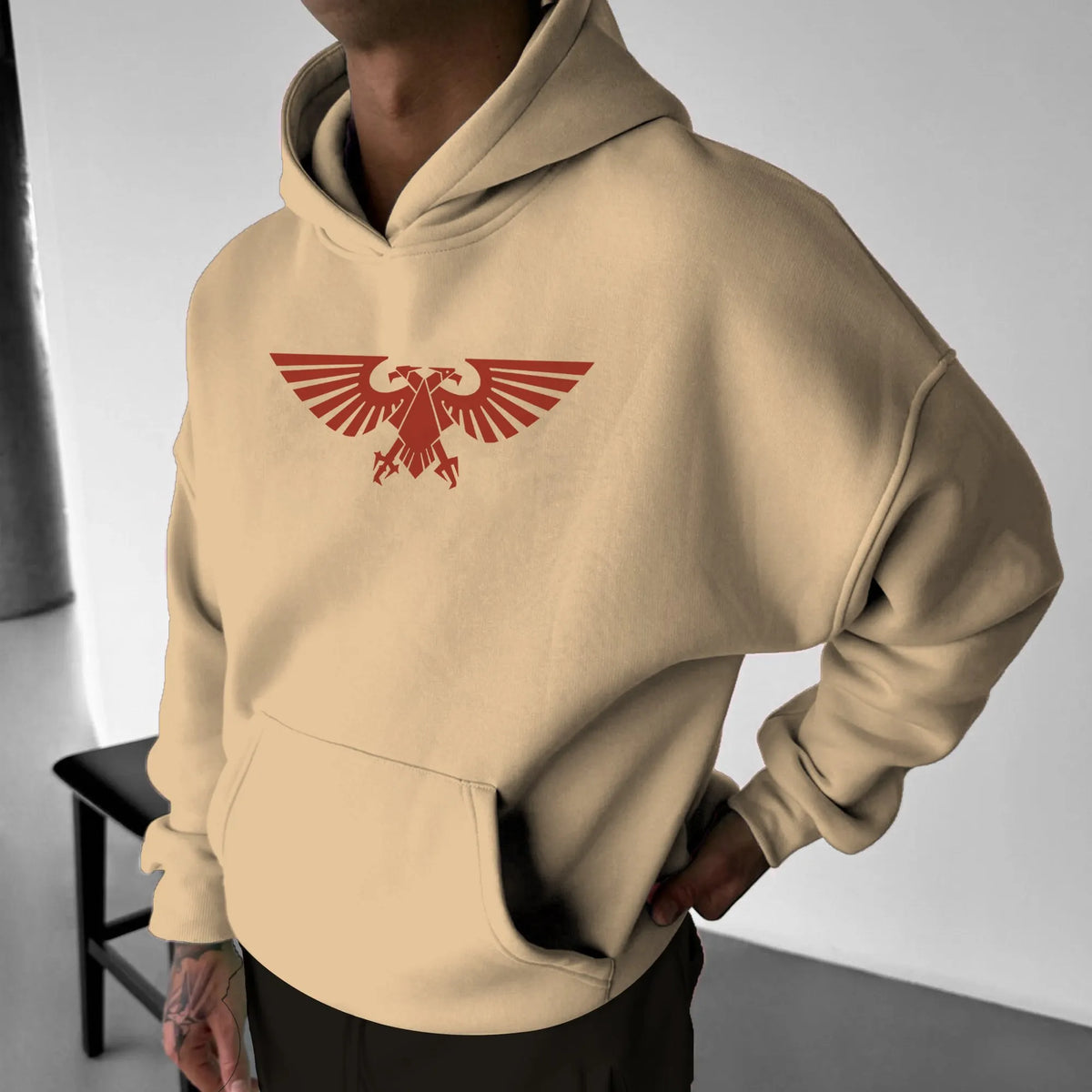 Emperor Of Mankind of WH40K Art Streetwear Vintage Hoodie