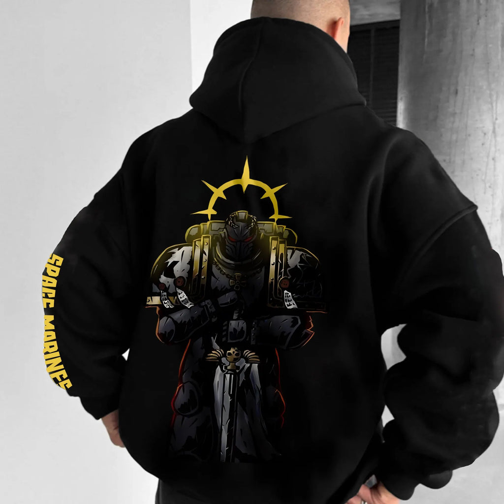 WH40K Game  Streetwear Vintage Plush Hoodie