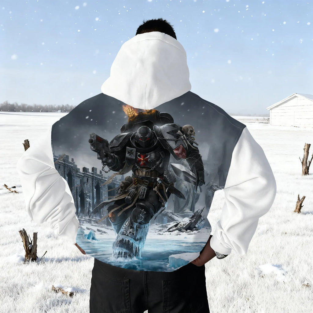 WH40K Game  Streetwear Vintage Plush Hoodie