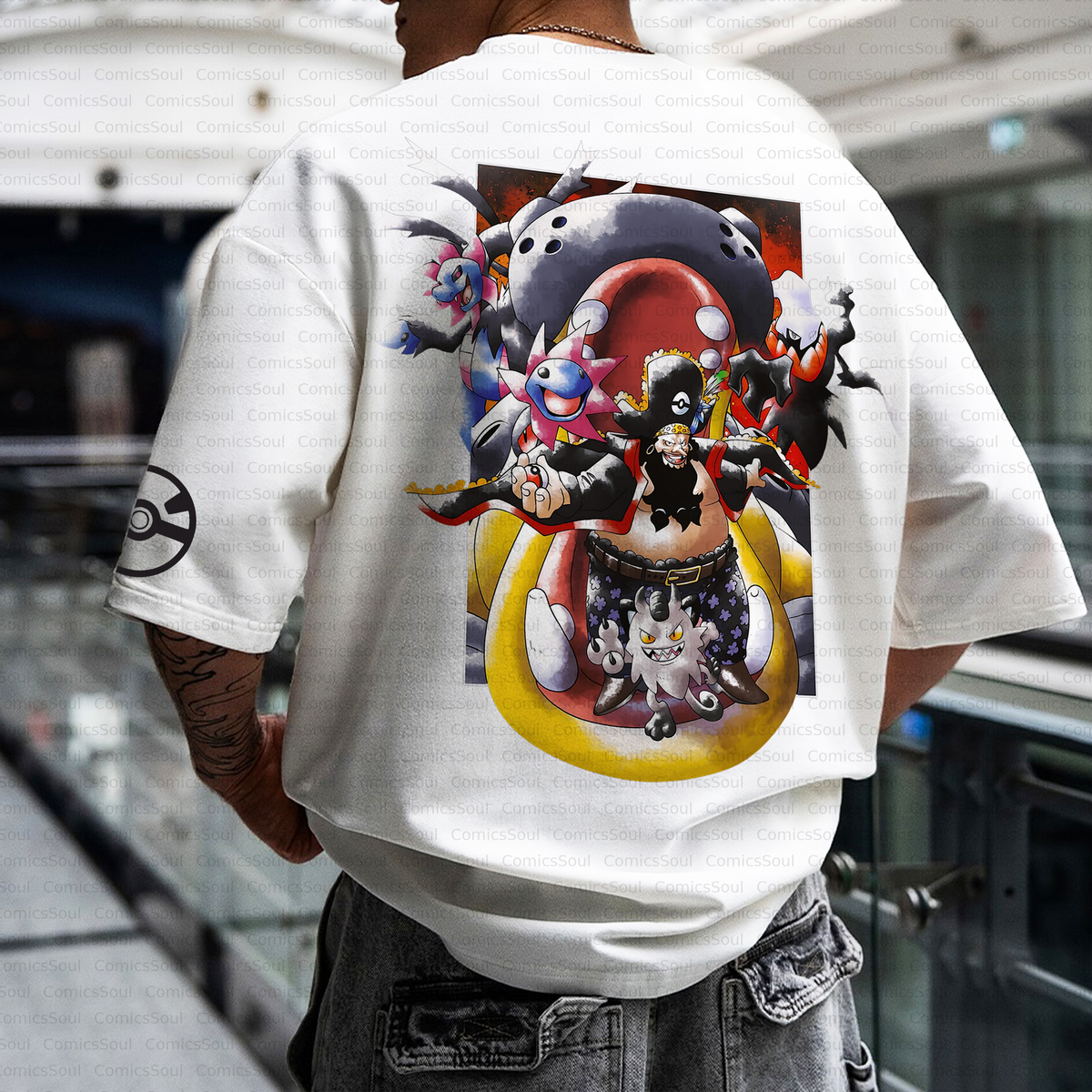 PKM-Unisex Anime Inspired Vintage T-Shirt