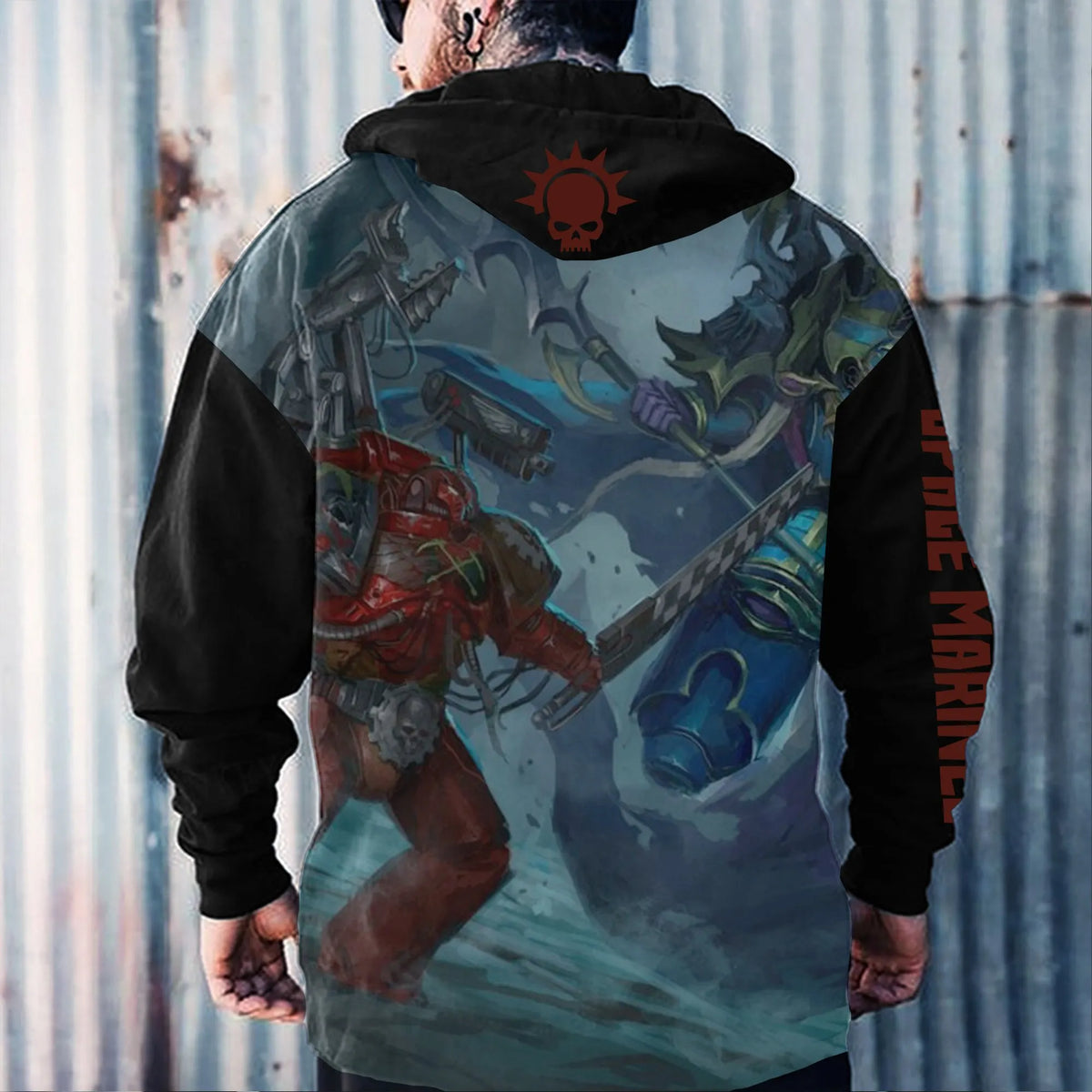 WH40K Game  Streetwear Vintage Plush Hoodie