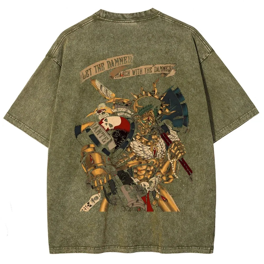 Unisex Fit Washed T-Shirt 丨WH40K