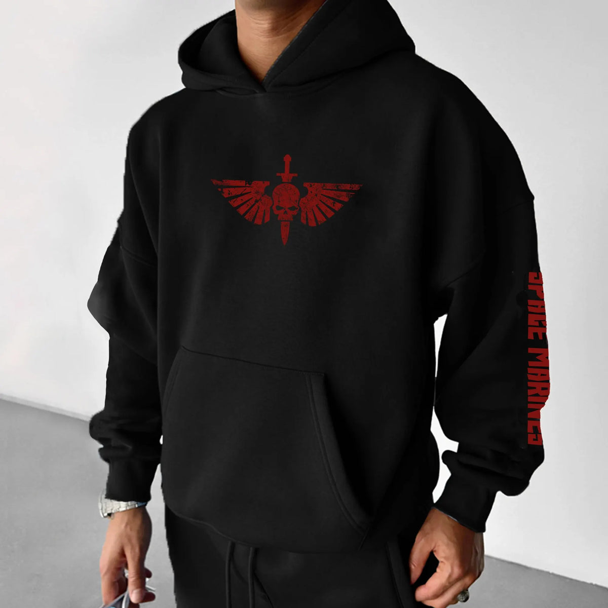 WH40K Game  Streetwear Vintage Plush Hoodie