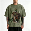 WH40K-Unisex Anime Inspired Vintage Washed T-Shirt