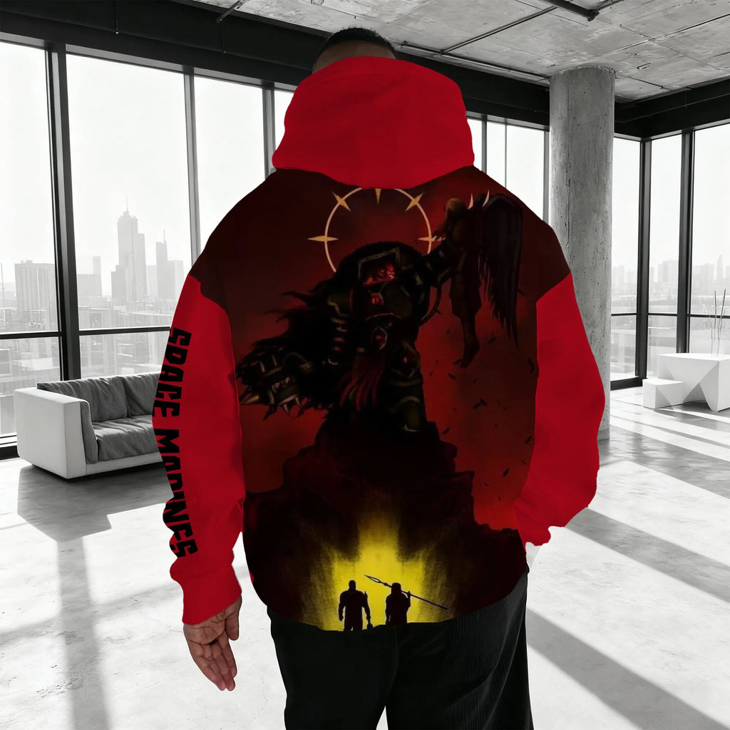 WH40K Game  Streetwear Vintage Plush Hoodie