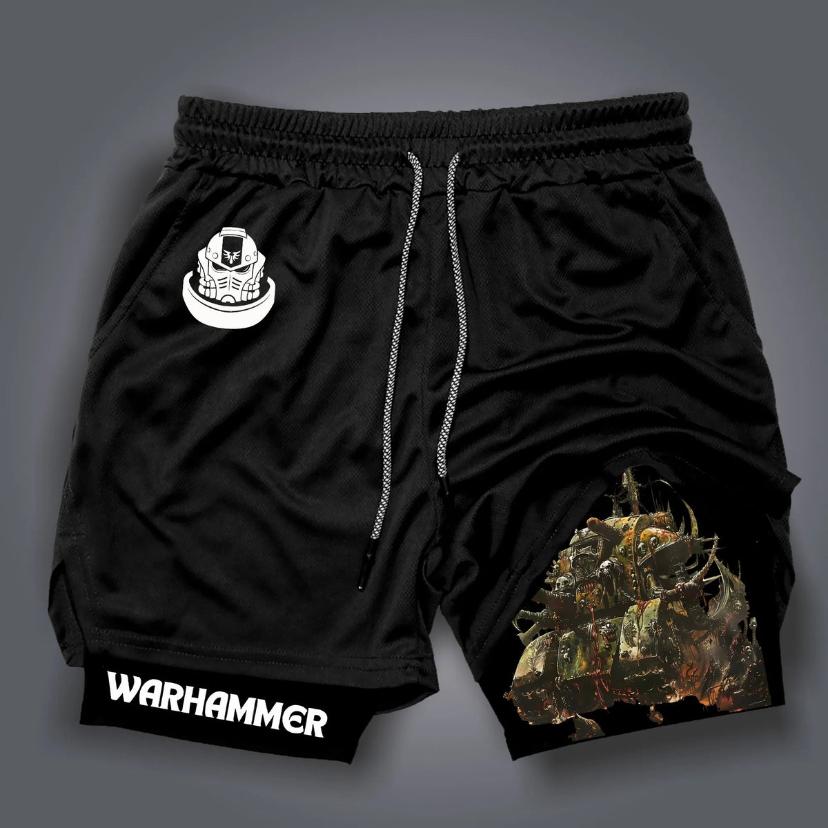 WH40K Art Casual Streetwear Shorts