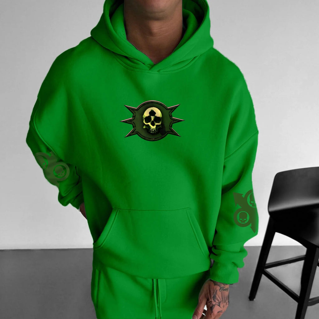 Unisex Anime Graphic Streetwear Vintage Plush Hoodie | WH40K