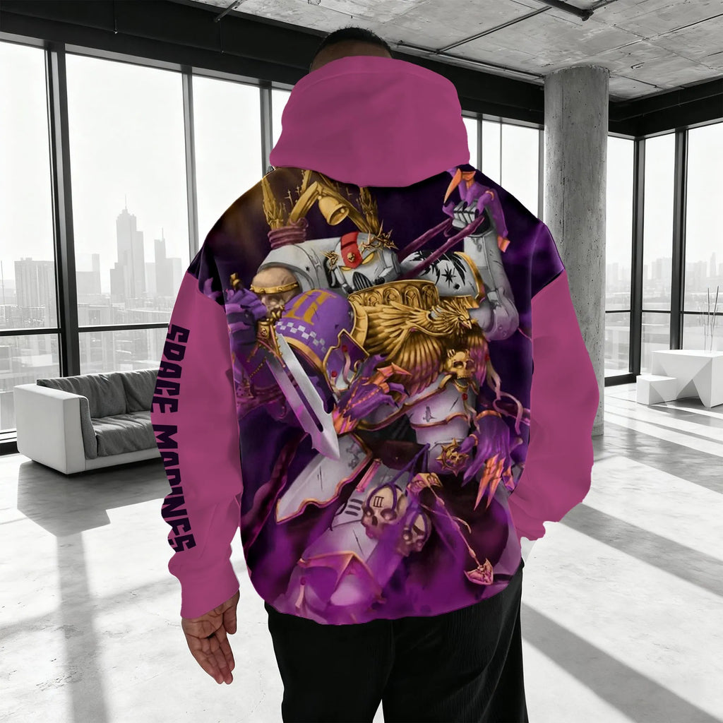 WH40K Game  Streetwear Vintage Plush Hoodie