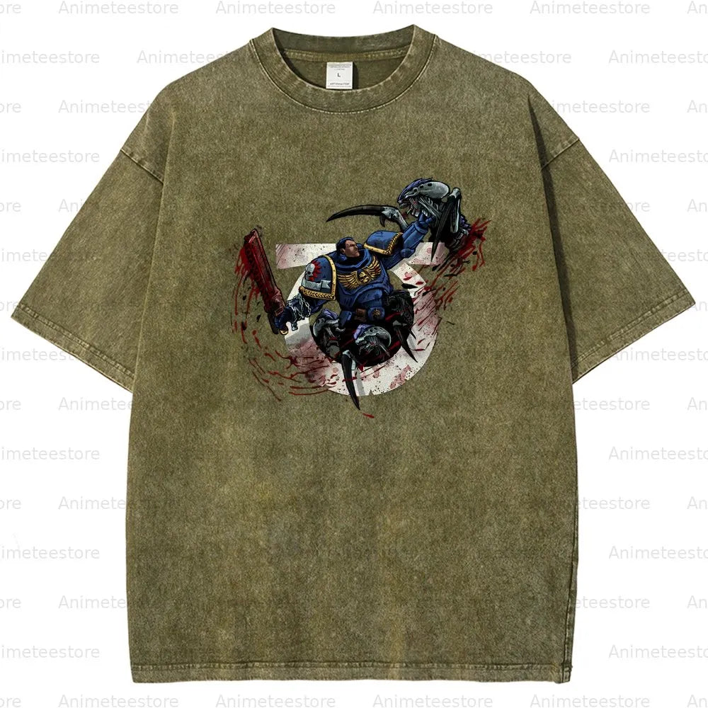 Unisex Fit Washed T-Shirt 丨WH40K