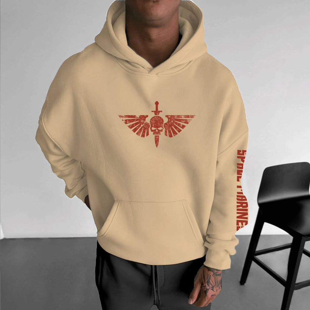 WH40K Game  Streetwear Vintage Plush Hoodie