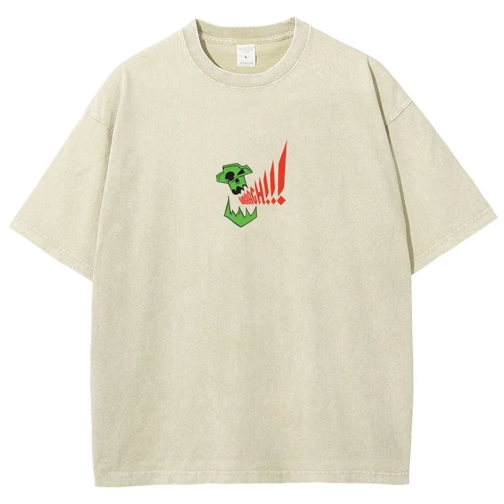 Orks-Unisex Fit Washed T-Shirt丨WH40K