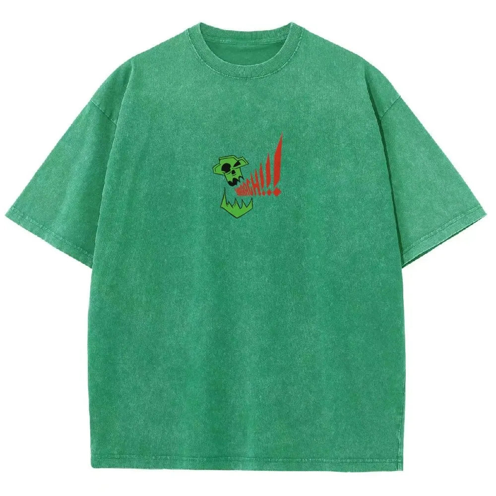 Orks-Unisex Fit Washed T-Shirt丨WH40K