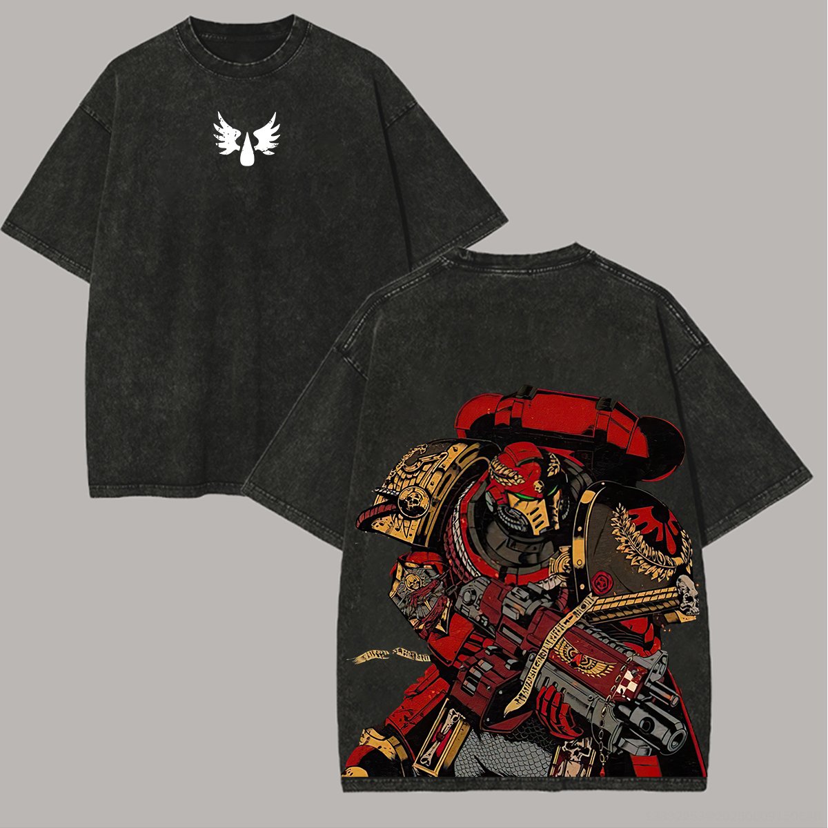 WH40K Printed Unisex Washed T-Shirt