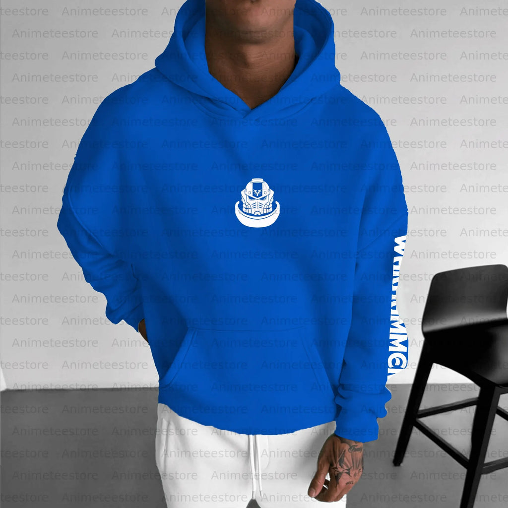Space Marine of WH40K Art Streetwear Vintage Hoodie
