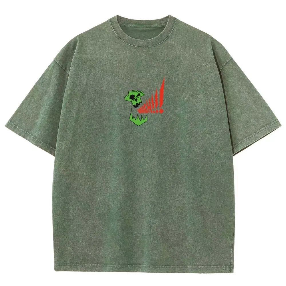Orks-Unisex Fit Washed T-Shirt丨WH40K