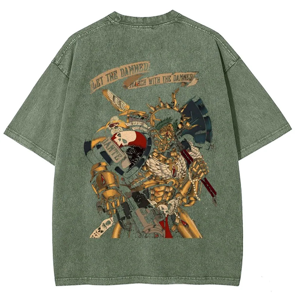 Unisex Fit Washed T-Shirt 丨WH40K