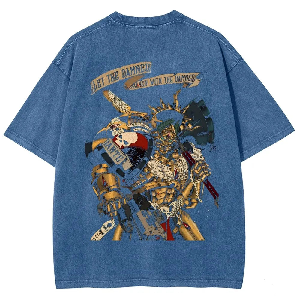 Unisex Fit Washed T-Shirt 丨WH40K