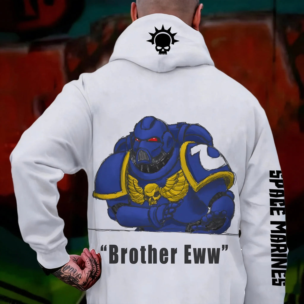 WH40K Game  Streetwear Vintage Plush Hoodie