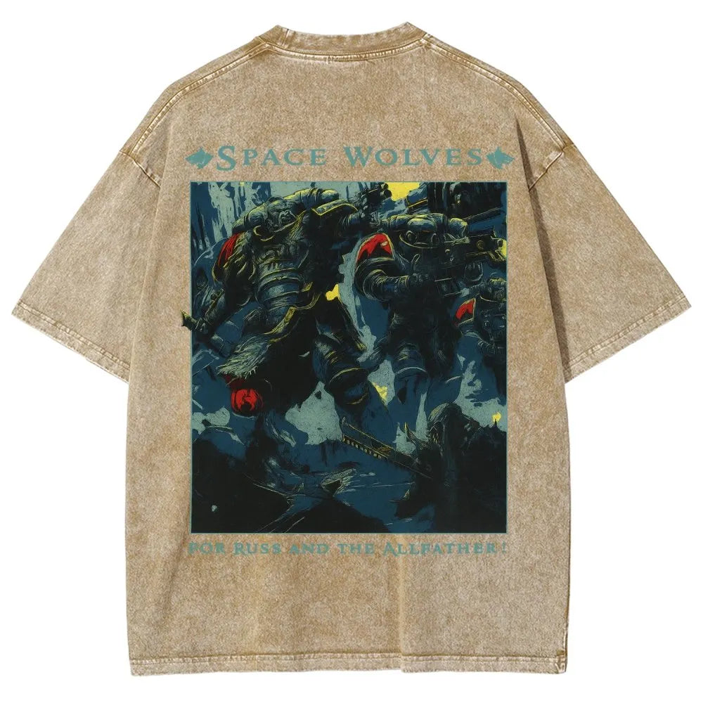Unisex Fit Washed T-Shirt 丨WH40K