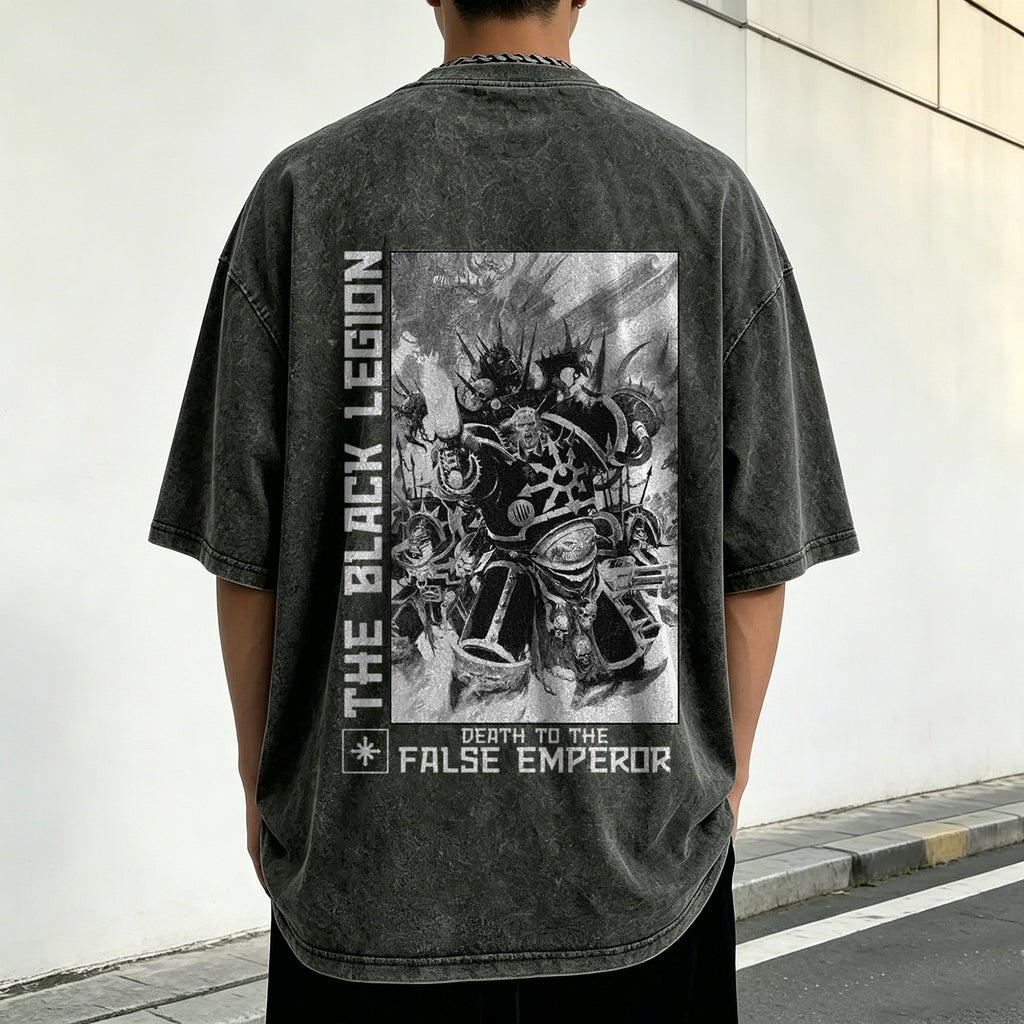 WH40K-Unisex Anime Inspired Vintage Washed T-Shirt