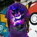 PKM-Unisex Anime Inspired Vintage T-Shirt