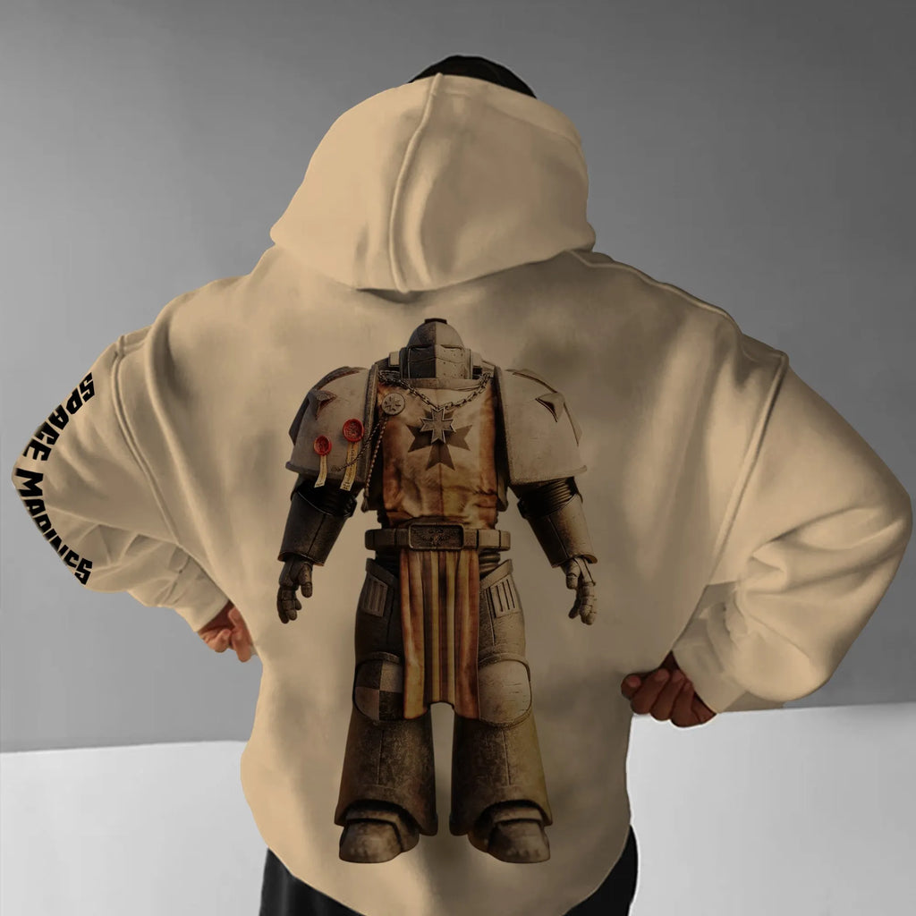 WH40K Game  Streetwear Vintage Plush Hoodie