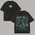 Space Wolves Printed Unisex Washed T-shirt