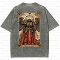Vintage 3D Direct Inkjet Printed Washed Unisex T-Shirt| WH40K Game