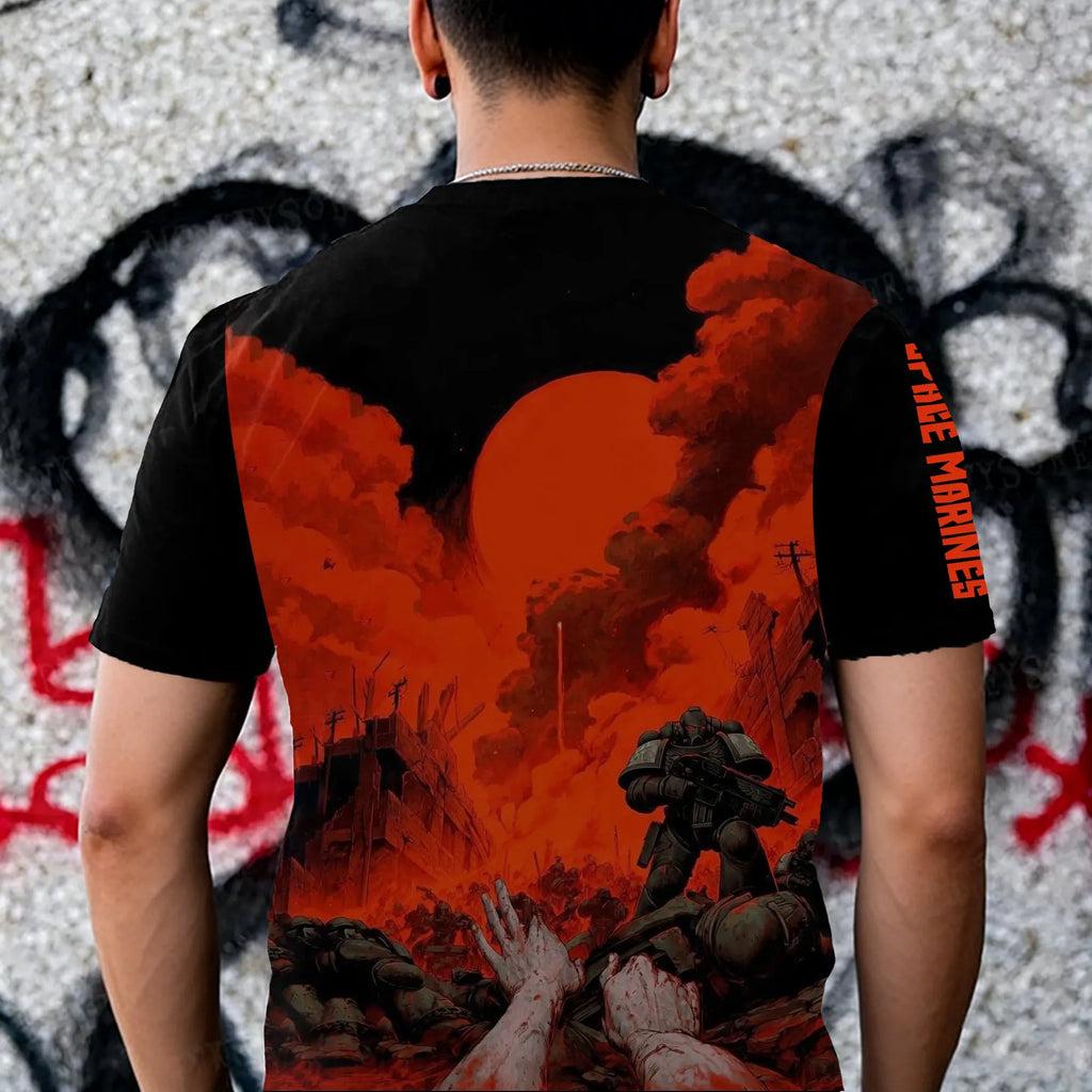 Unisex Anime Inspired Vintage T-Shirt| WH40K