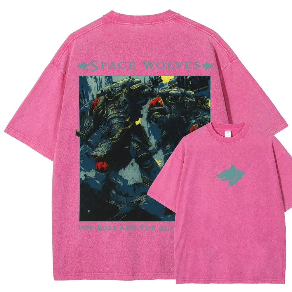 Unisex Fit Washed T-Shirt 丨WH40K