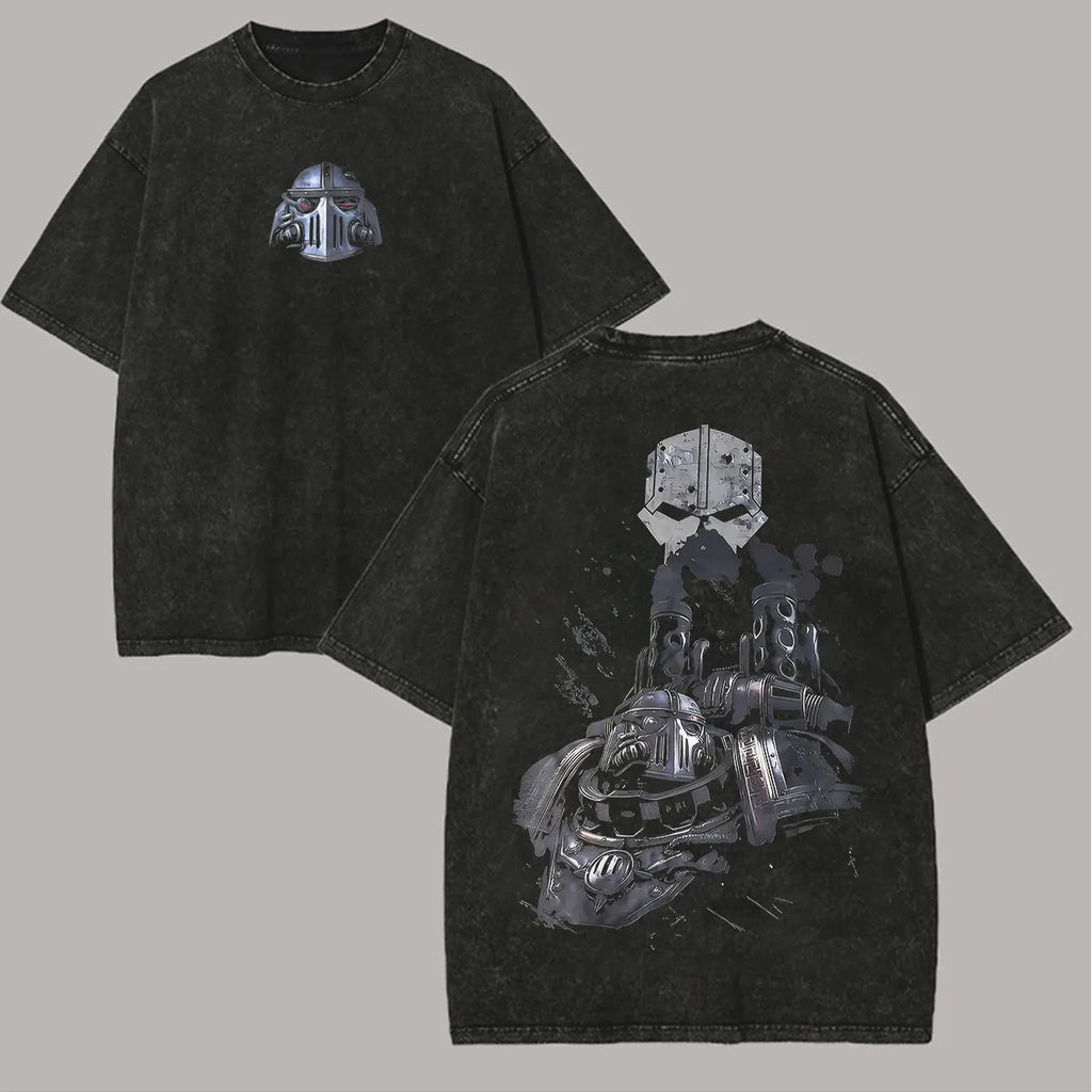 WH40K Printed Unisex Washed T-Shirt