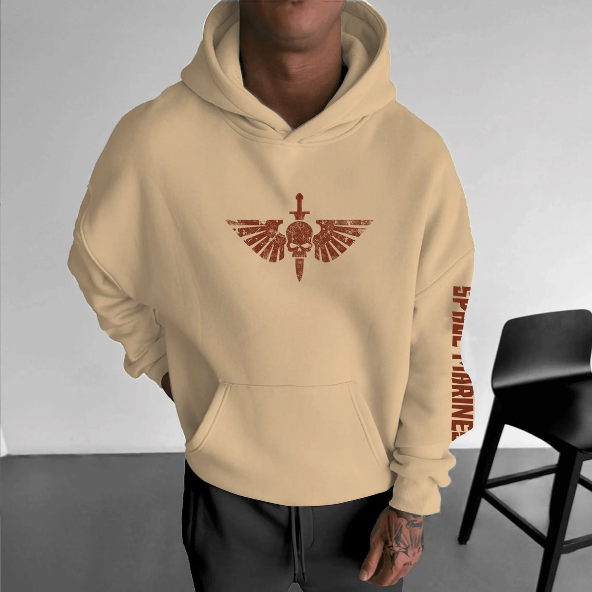 WH40K Game  Streetwear Vintage Plush Hoodie