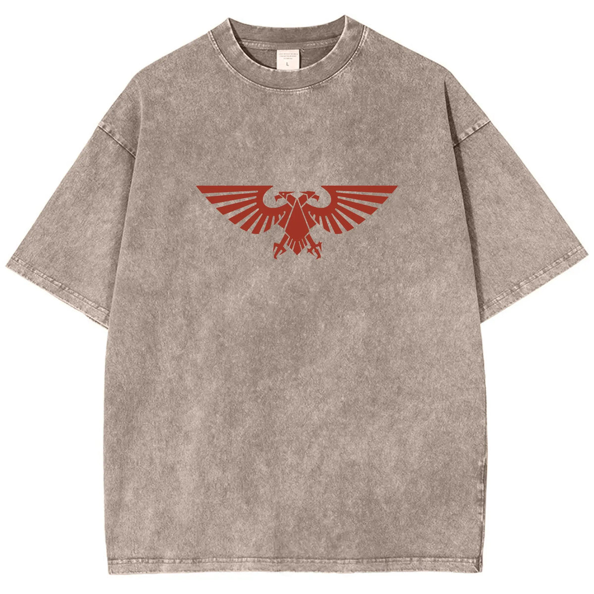 Vintage 3D Direct Inkjet Printed Washed Unisex T-Shirt| WH40K Game