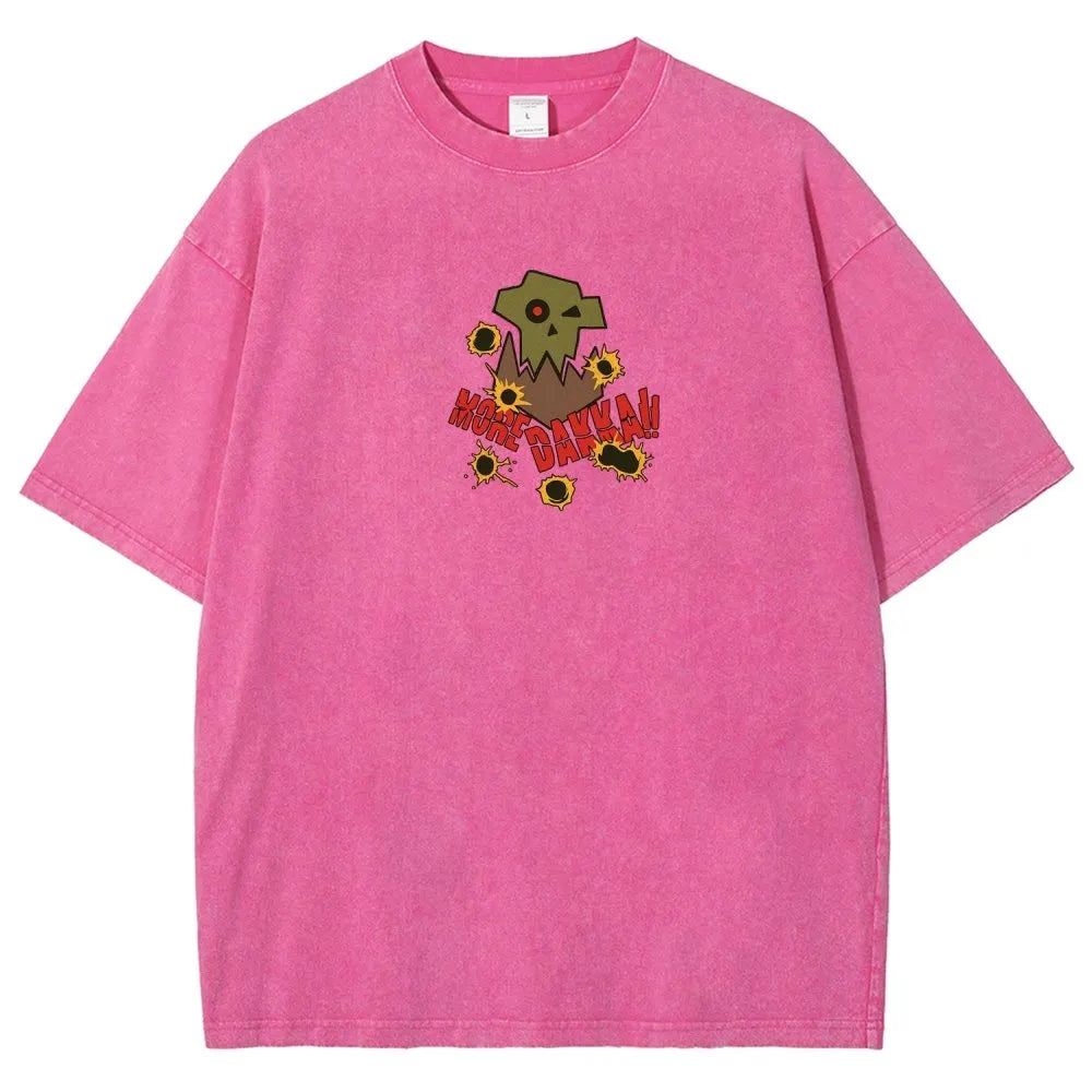 Dakka Vintage Casual Washed T-Shirt 丨WH40K