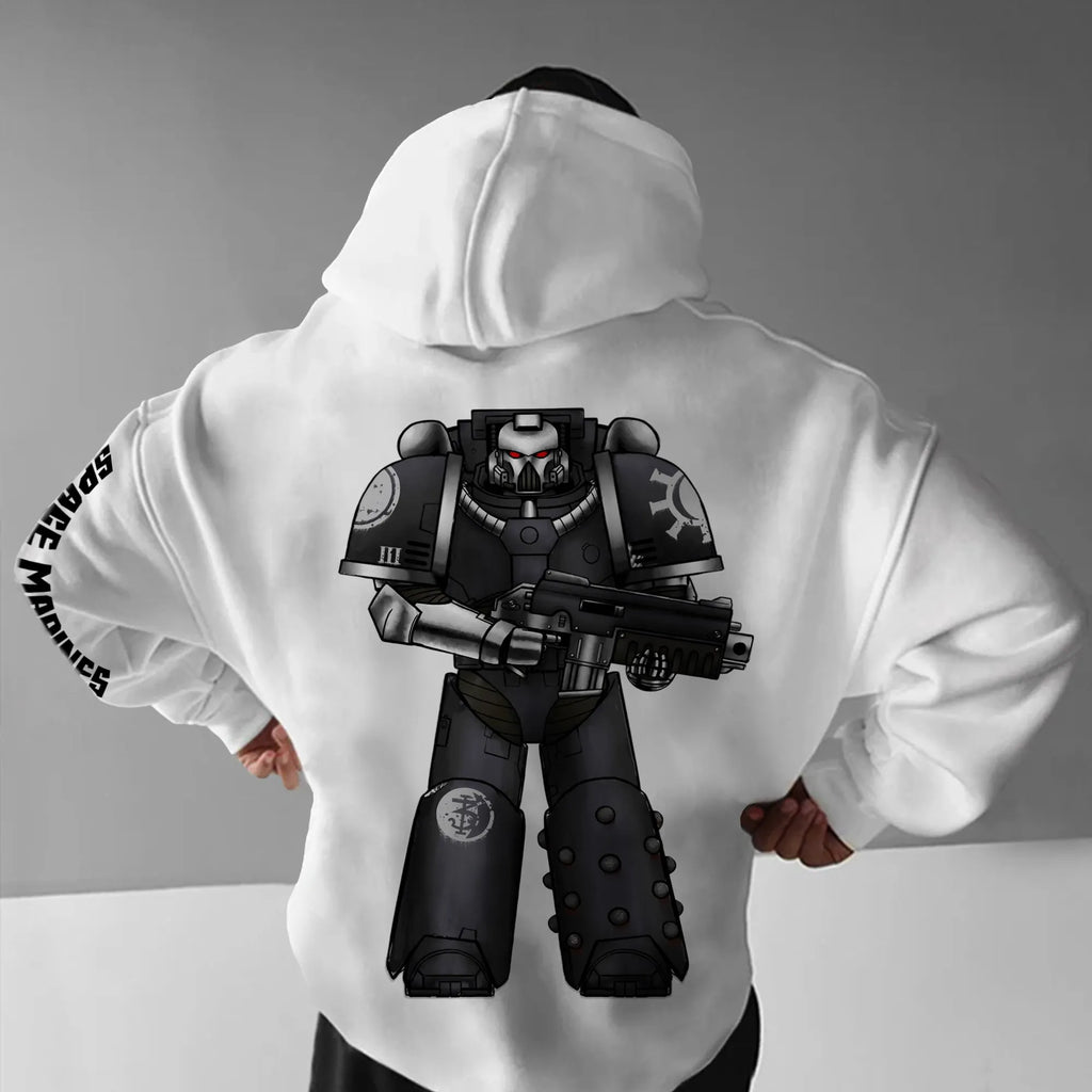 WH40K Game  Streetwear Vintage Plush Hoodie
