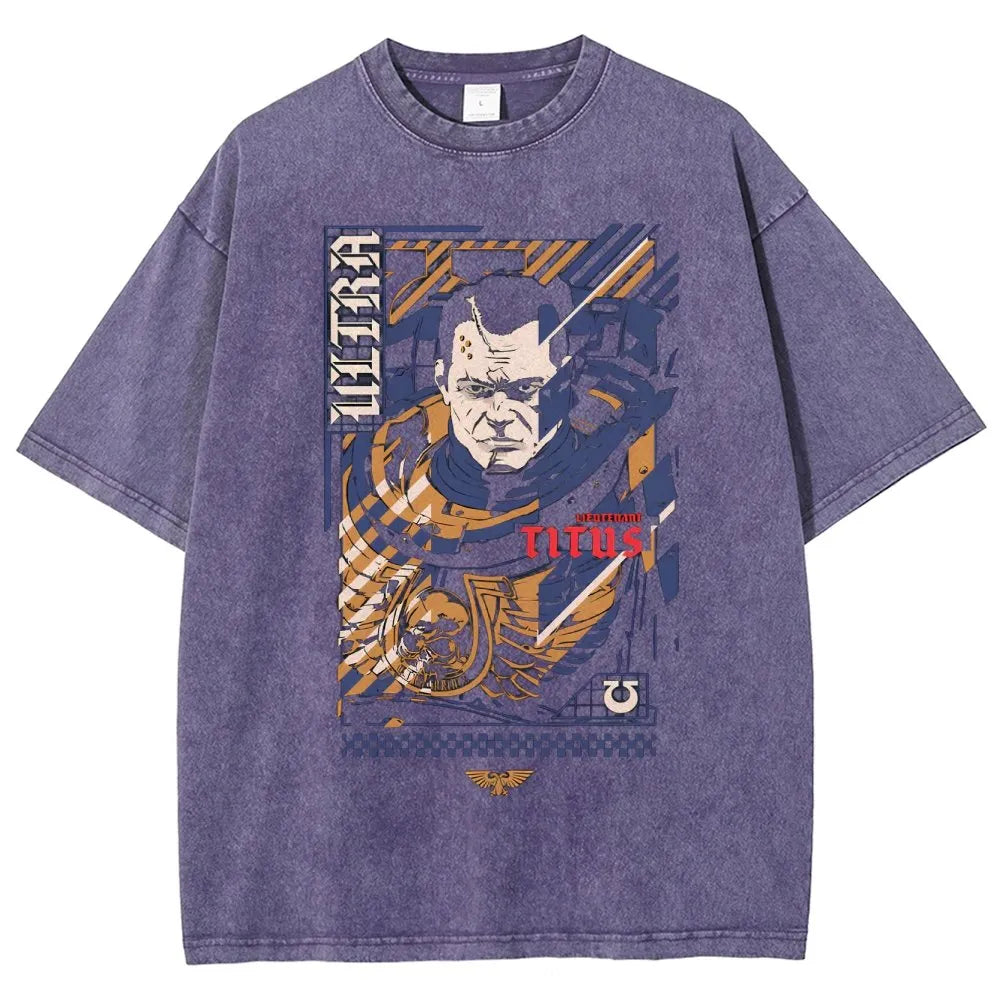 Unisex Fit Washed T-Shirt 丨WH40K