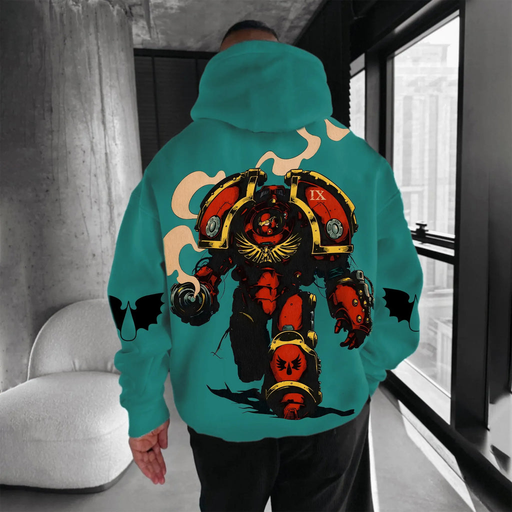 Unisex Anime Graphic Streetwear Vintage Hoodie| WH40K