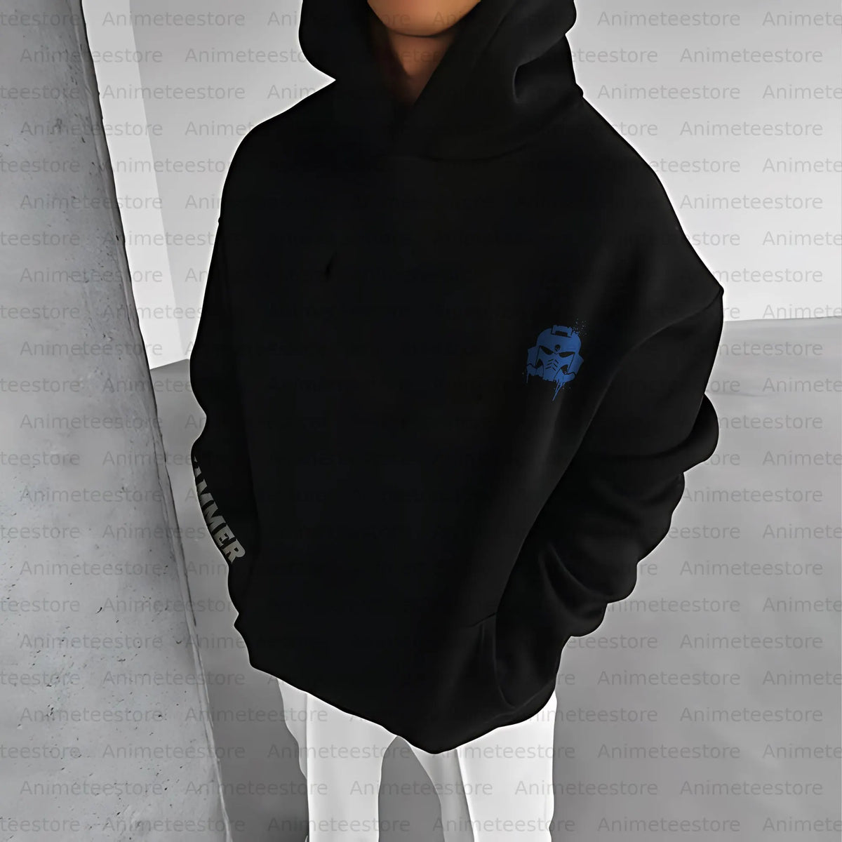 Unisex Game Graphic Streetwear Vintage Hoodie丨WH40K
