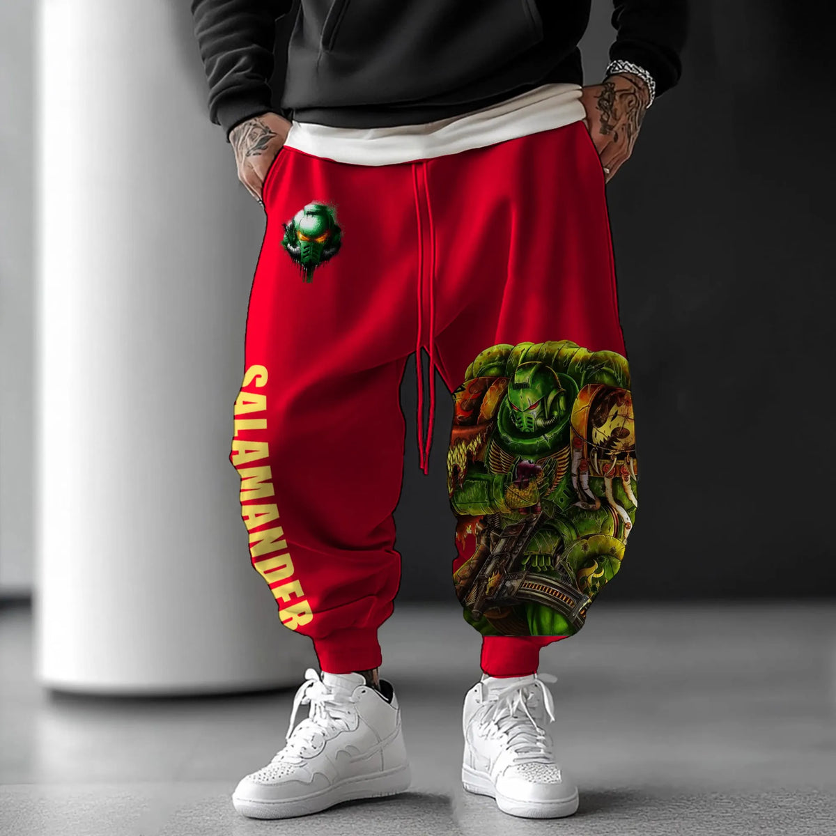 Salamanders-WH40K Game Casual Streetwear Pants