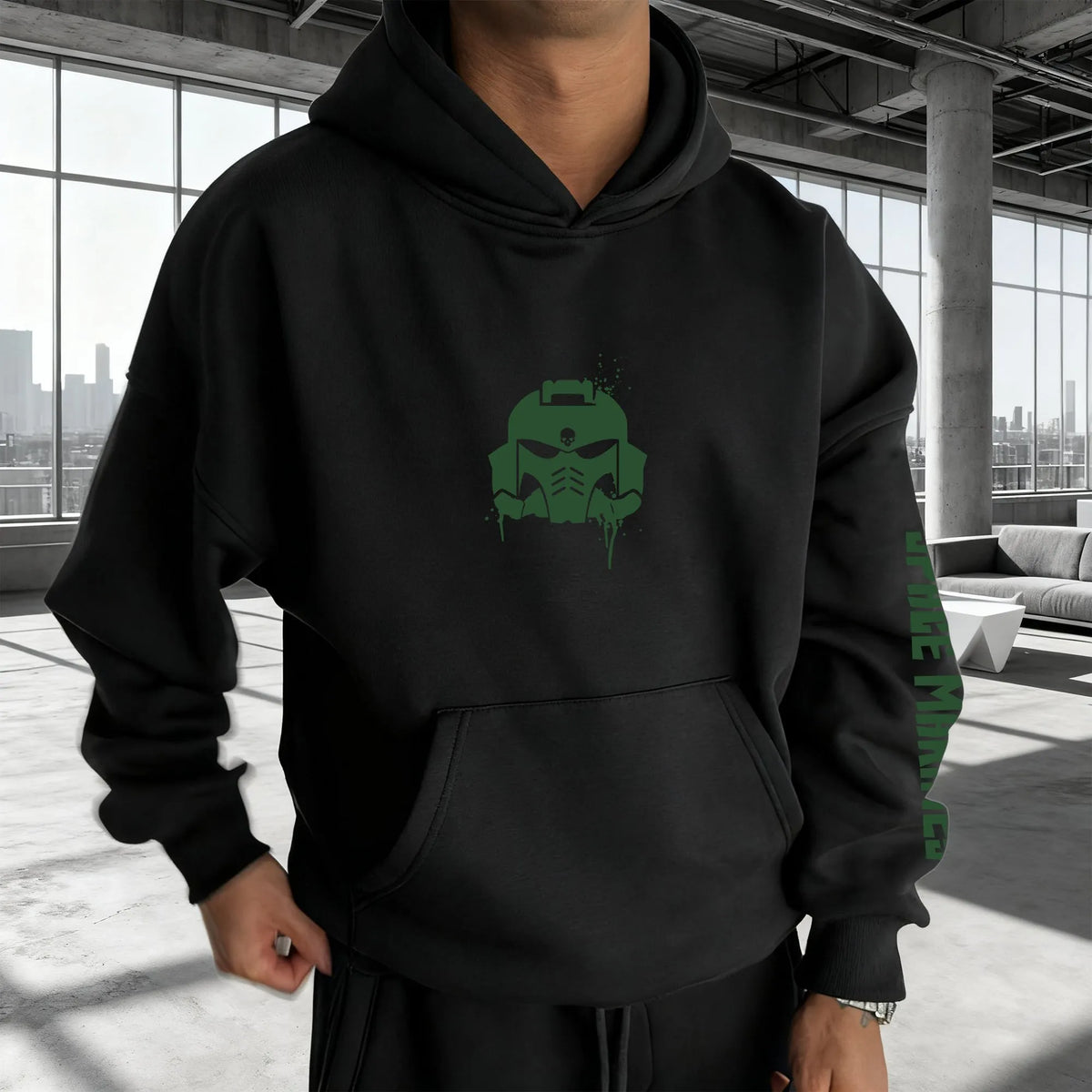 WH40K Game  Streetwear Vintage Plush Hoodie